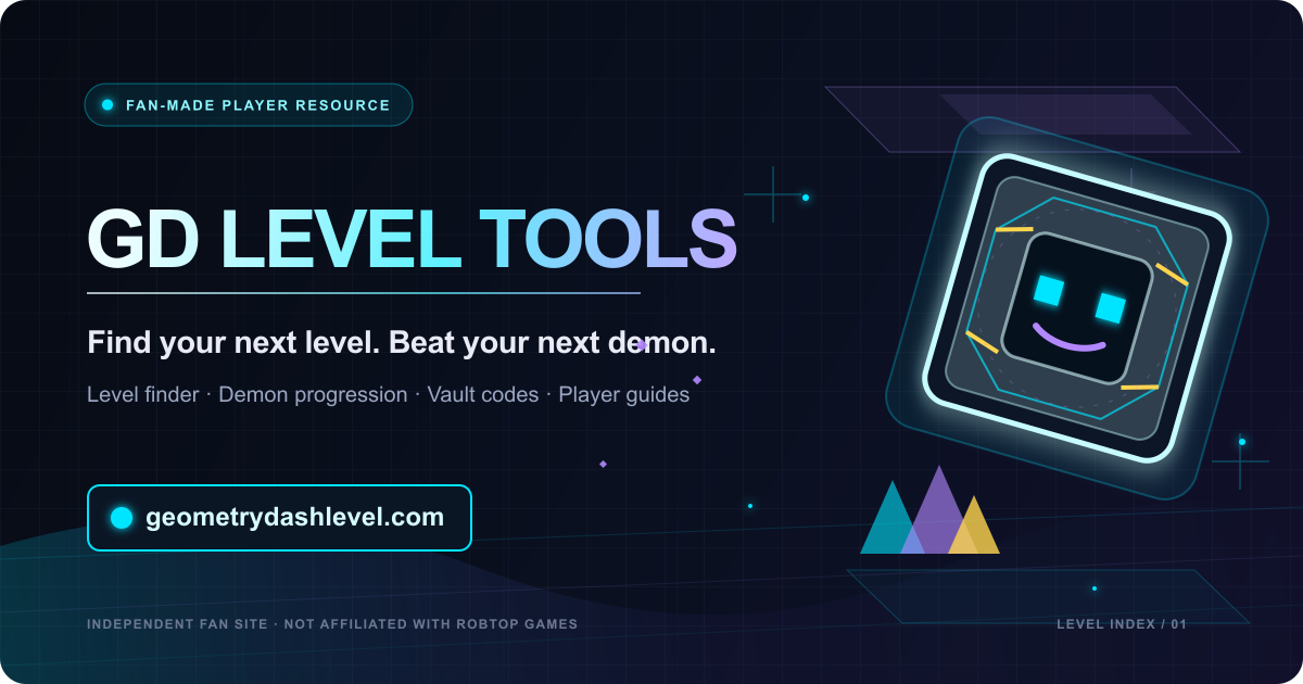 GD Level Tools — Geometry Dash Level Finder and Demon Progression Tools